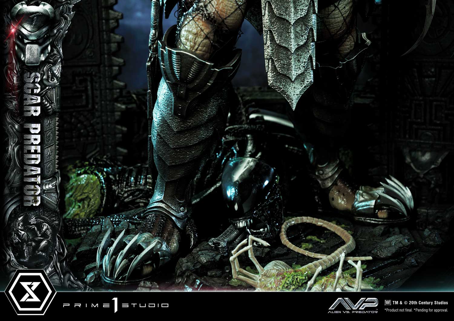 PRE-ORDER Prime1 Studio - Museum Masterline - Alien vs. Predator - Scar Predator: Deluxe Ver. 1/3