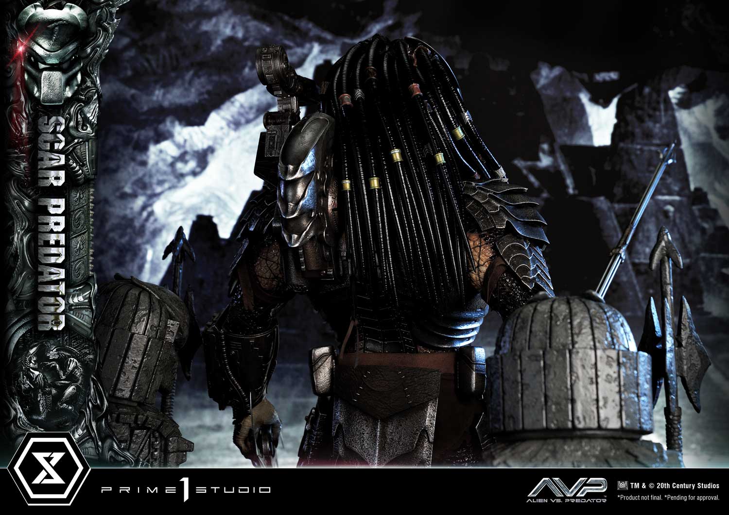 PRE-ORDER Prime1 Studio - Museum Masterline - Alien vs. Predator - Scar Predator: Deluxe Ver. 1/3