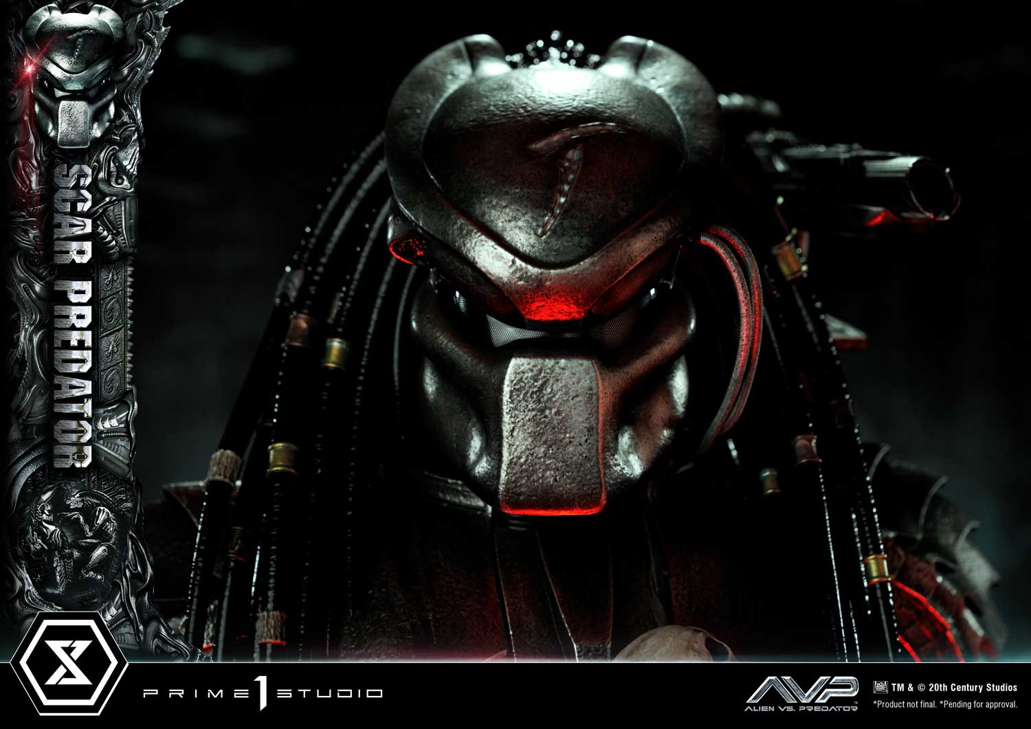 PRE-ORDER Prime1 Studio - Museum Masterline - Alien vs. Predator - Scar Predator: Deluxe Ver. 1/3