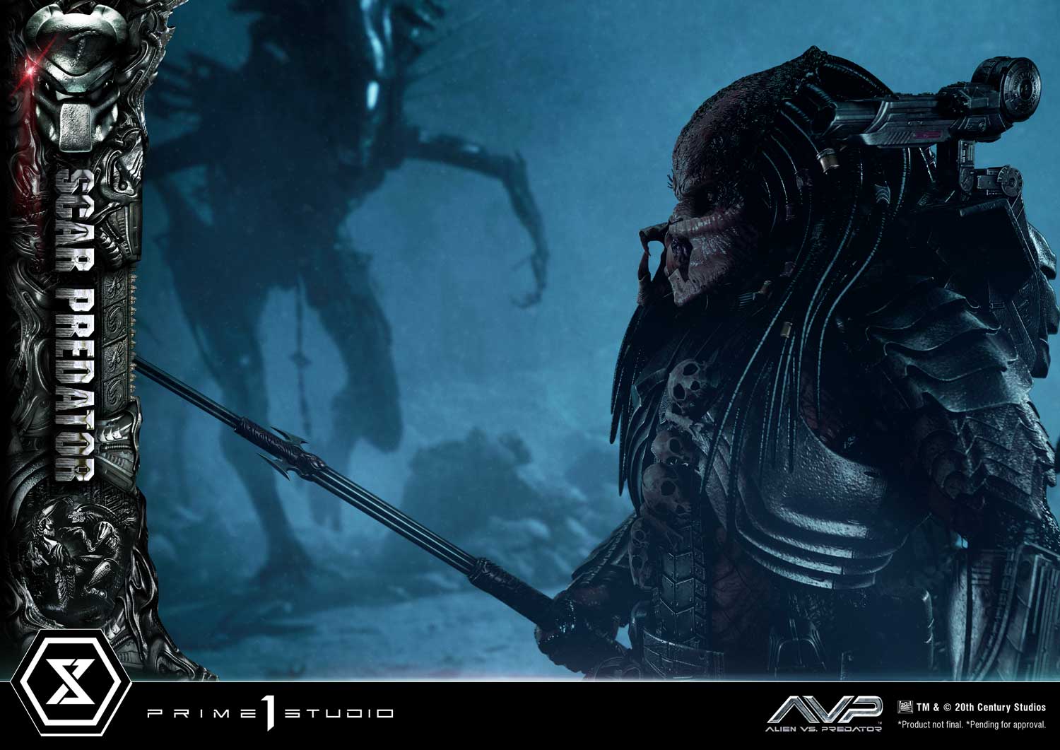 PRE-ORDER Prime1 Studio - Museum Masterline - Alien vs. Predator - Scar Predator: Deluxe Ver. 1/3