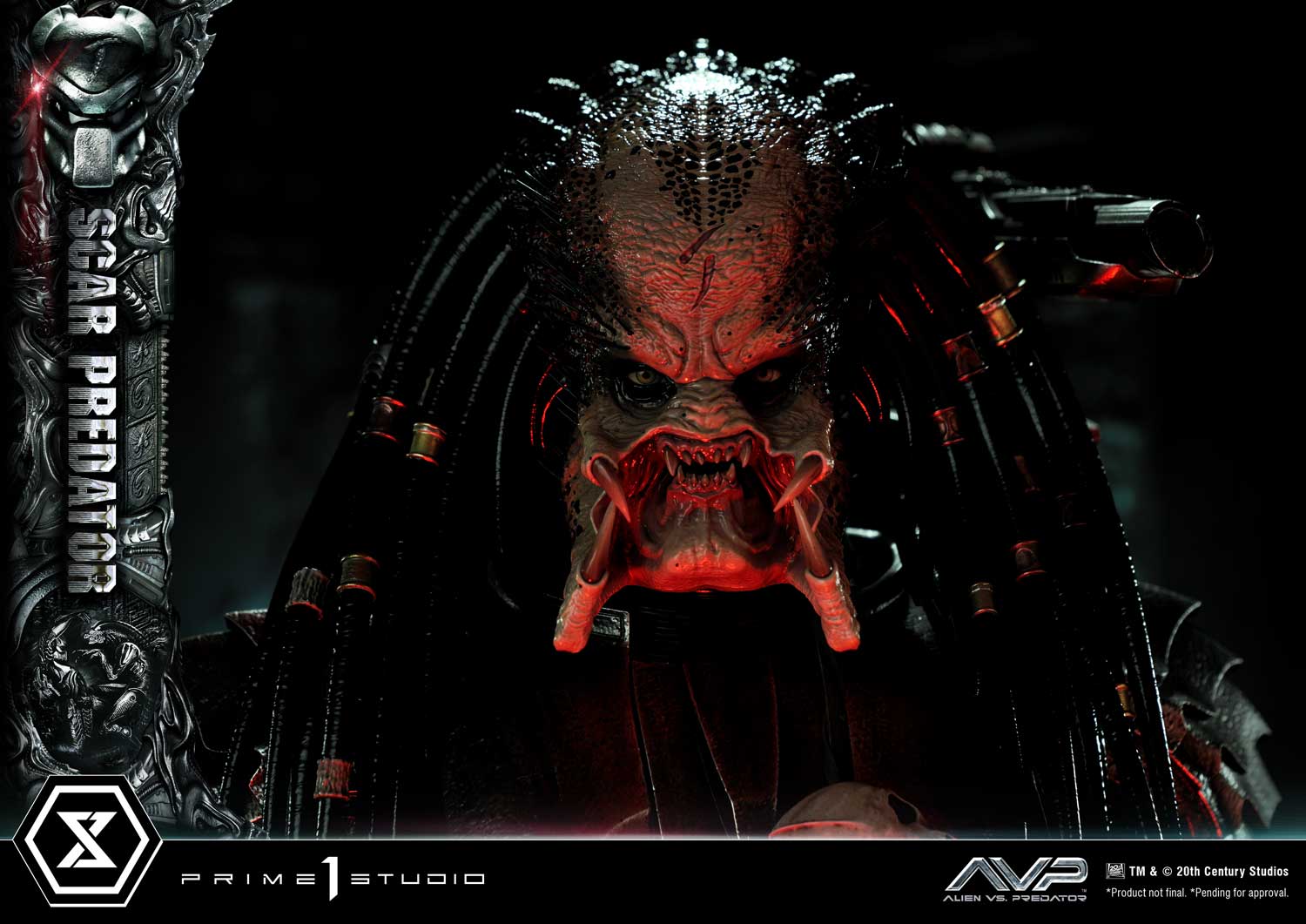 PRE-ORDER Prime1 Studio - Museum Masterline - Alien vs. Predator - Scar Predator: Deluxe Ver. 1/3