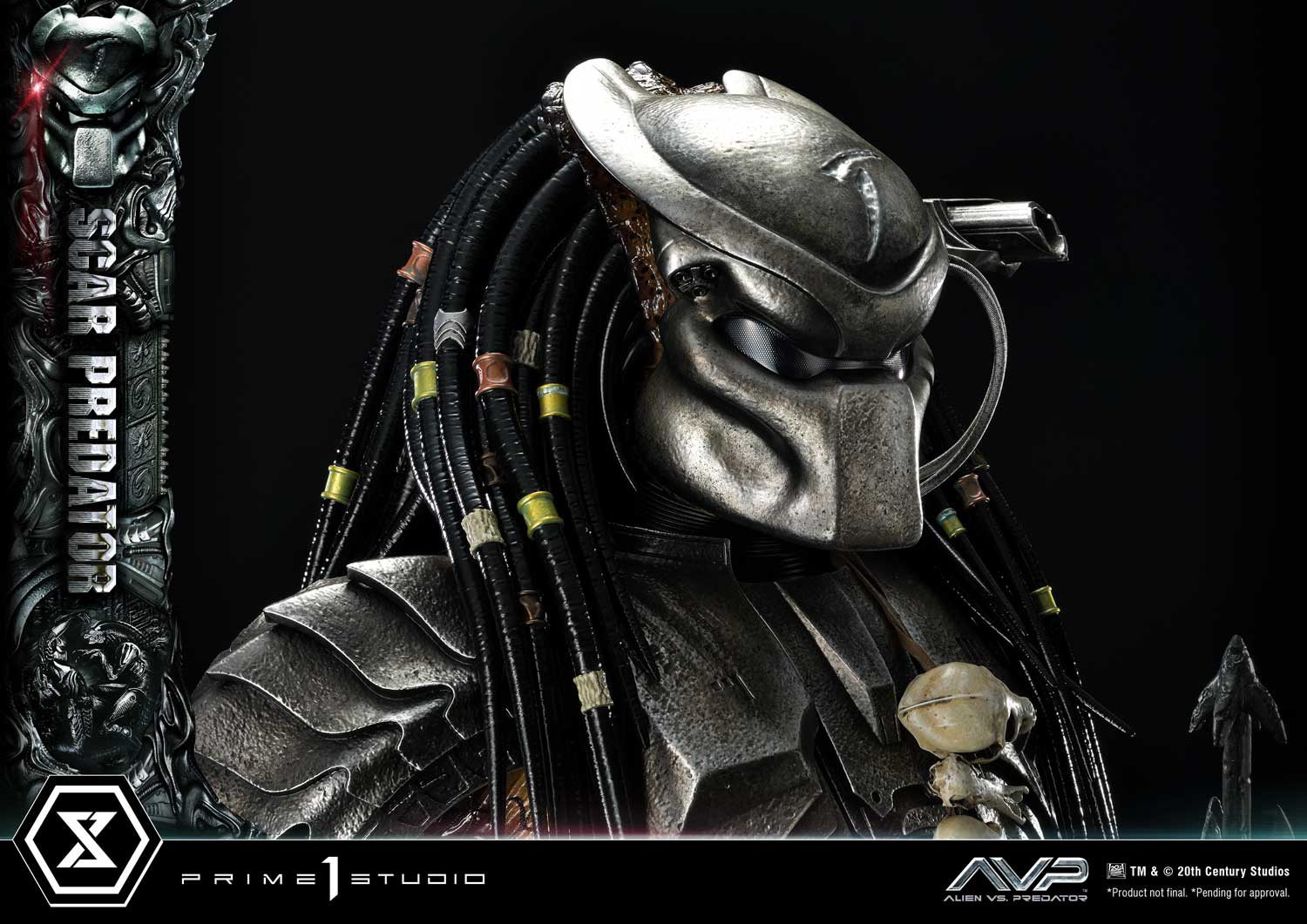 PRE-ORDER Prime1 Studio - Museum Masterline - Alien vs. Predator - Scar Predator: Deluxe Ver. 1/3