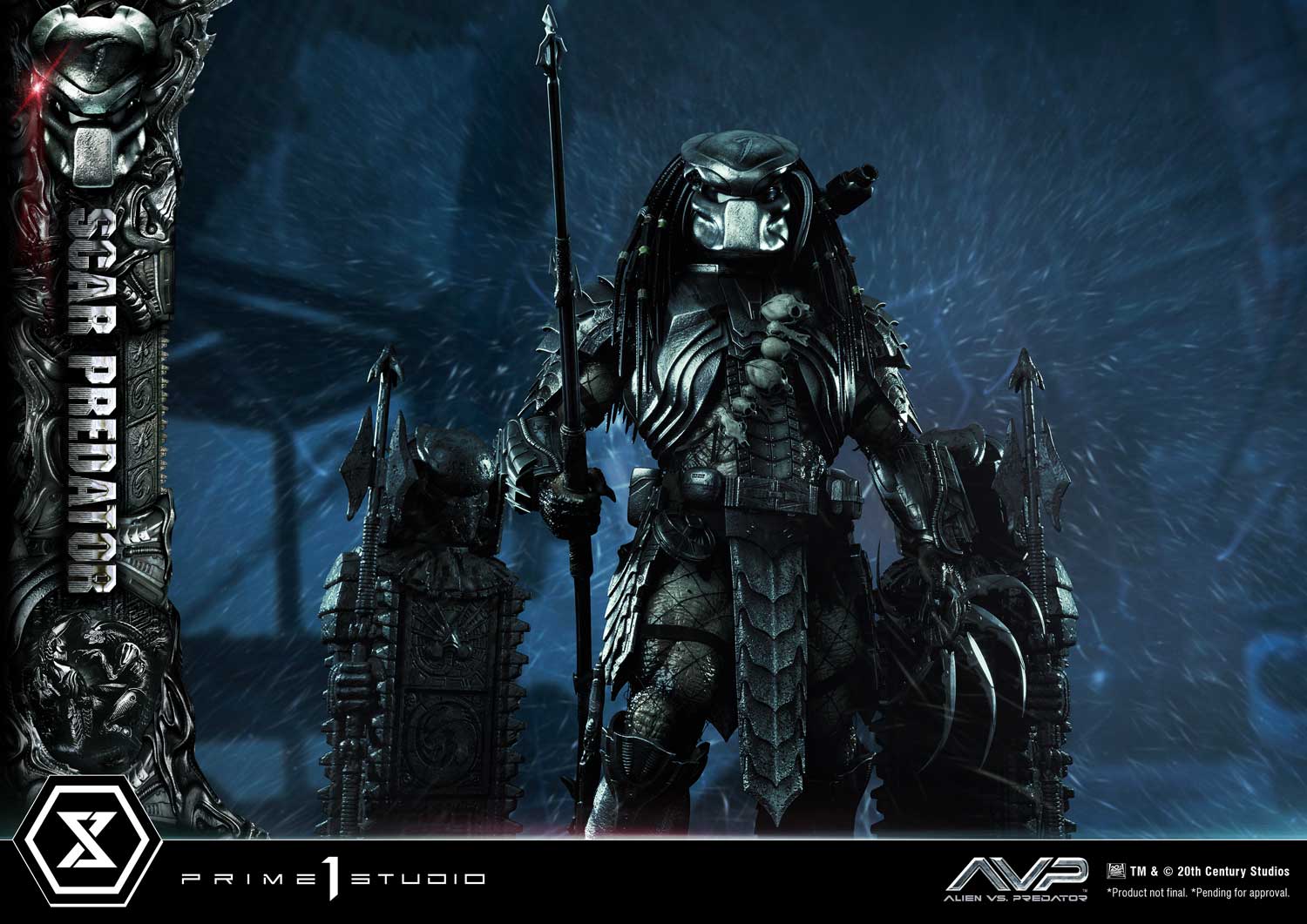 PRE-ORDER Prime1 Studio - Museum Masterline - Alien vs. Predator - Scar Predator 1/3