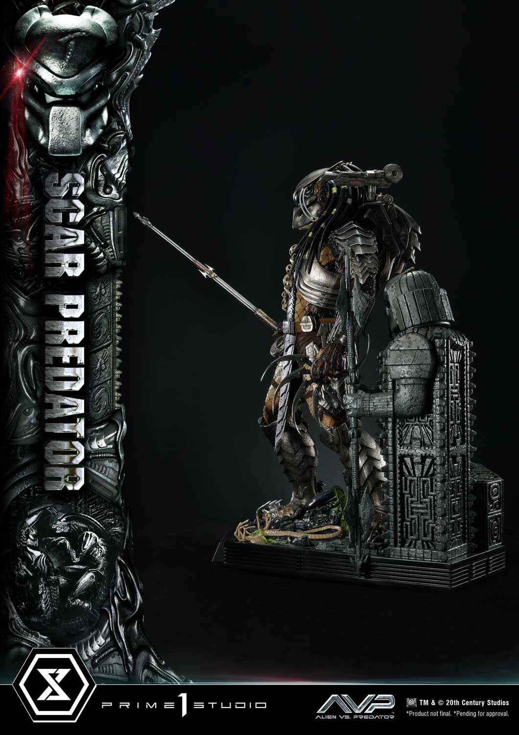 PRE-ORDER Prime1 Studio - Museum Masterline - Alien vs. Predator - Scar Predator 1/3