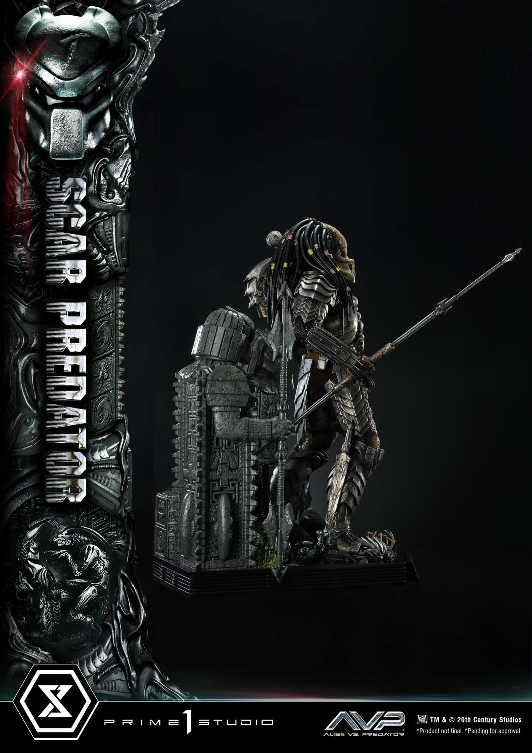 PRE-ORDER Prime1 Studio - Museum Masterline - Alien vs. Predator - Scar Predator 1/3