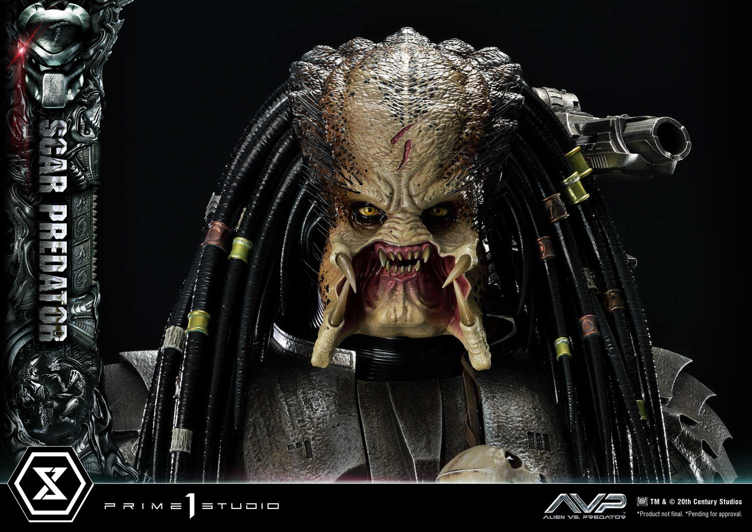 PRE-ORDER Prime1 Studio - Museum Masterline - Alien vs. Predator - Scar Predator 1/3