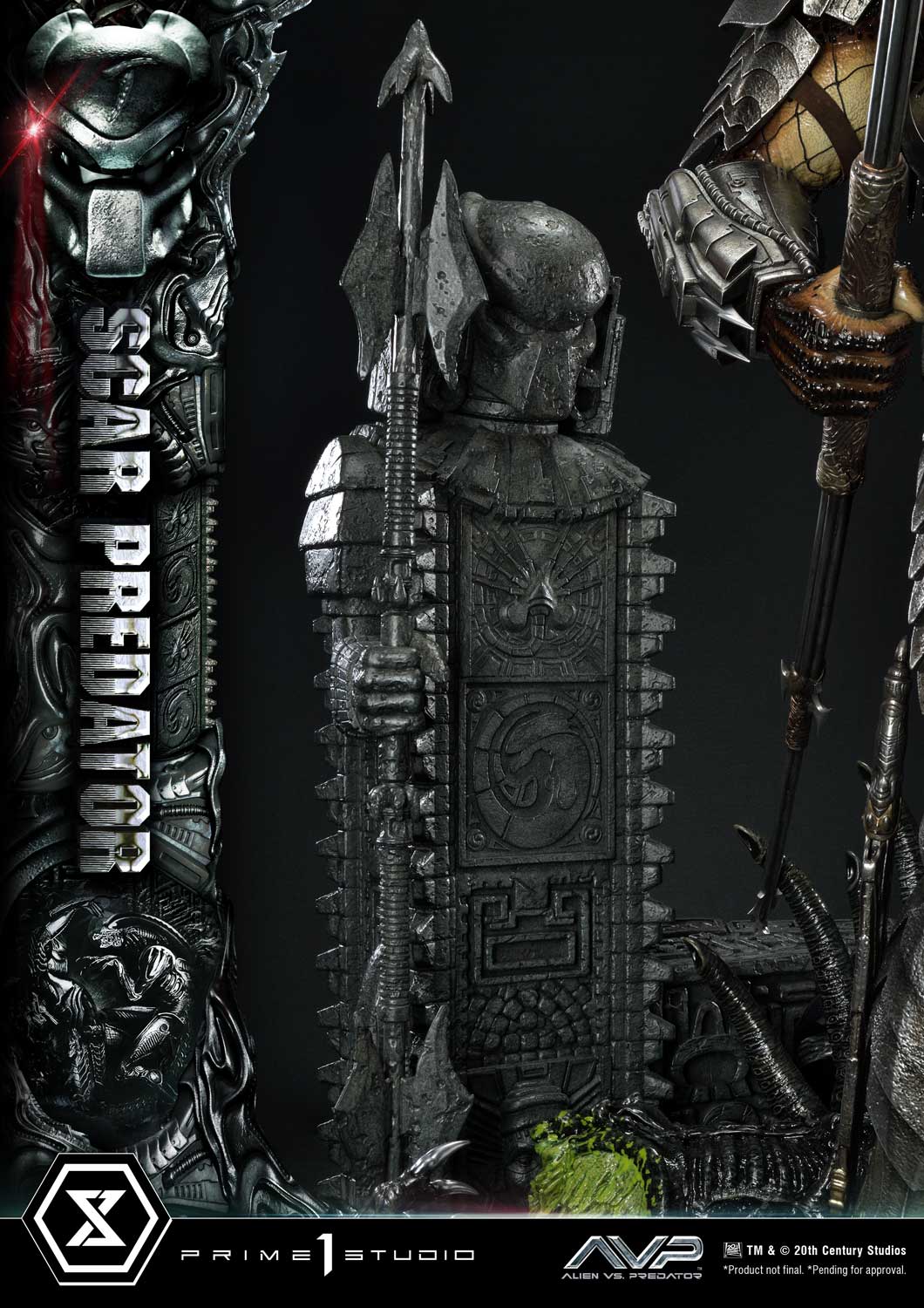 PRE-ORDER Prime1 Studio - Museum Masterline - Alien vs. Predator - Scar Predator 1/3