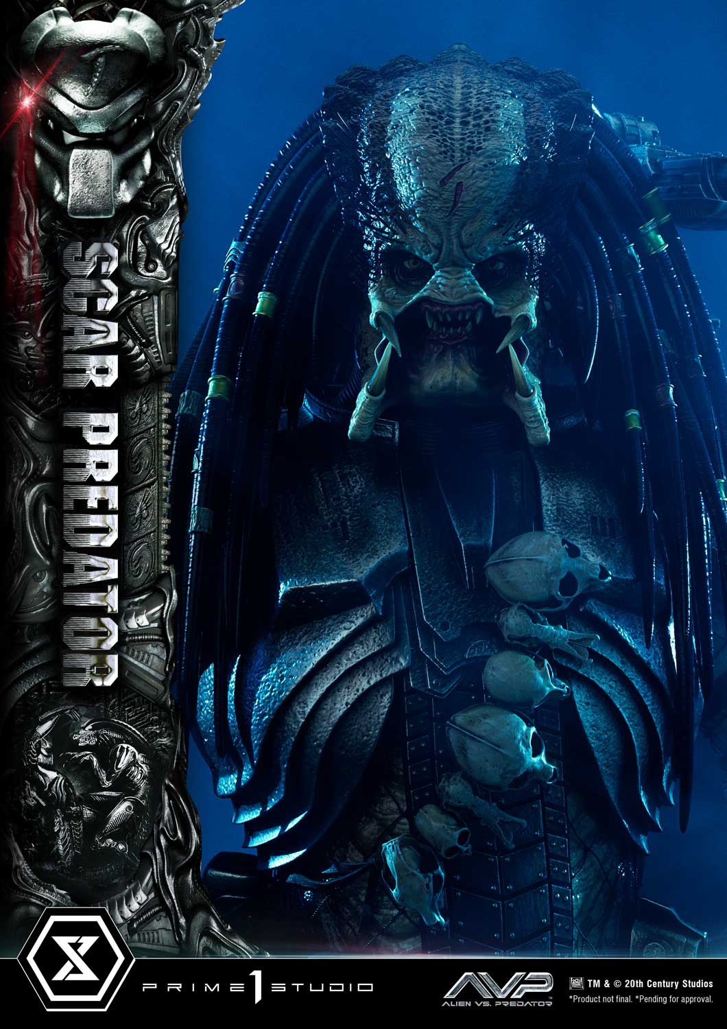 PRE-ORDER Prime1 Studio - Museum Masterline - Alien vs. Predator - Scar Predator 1/3