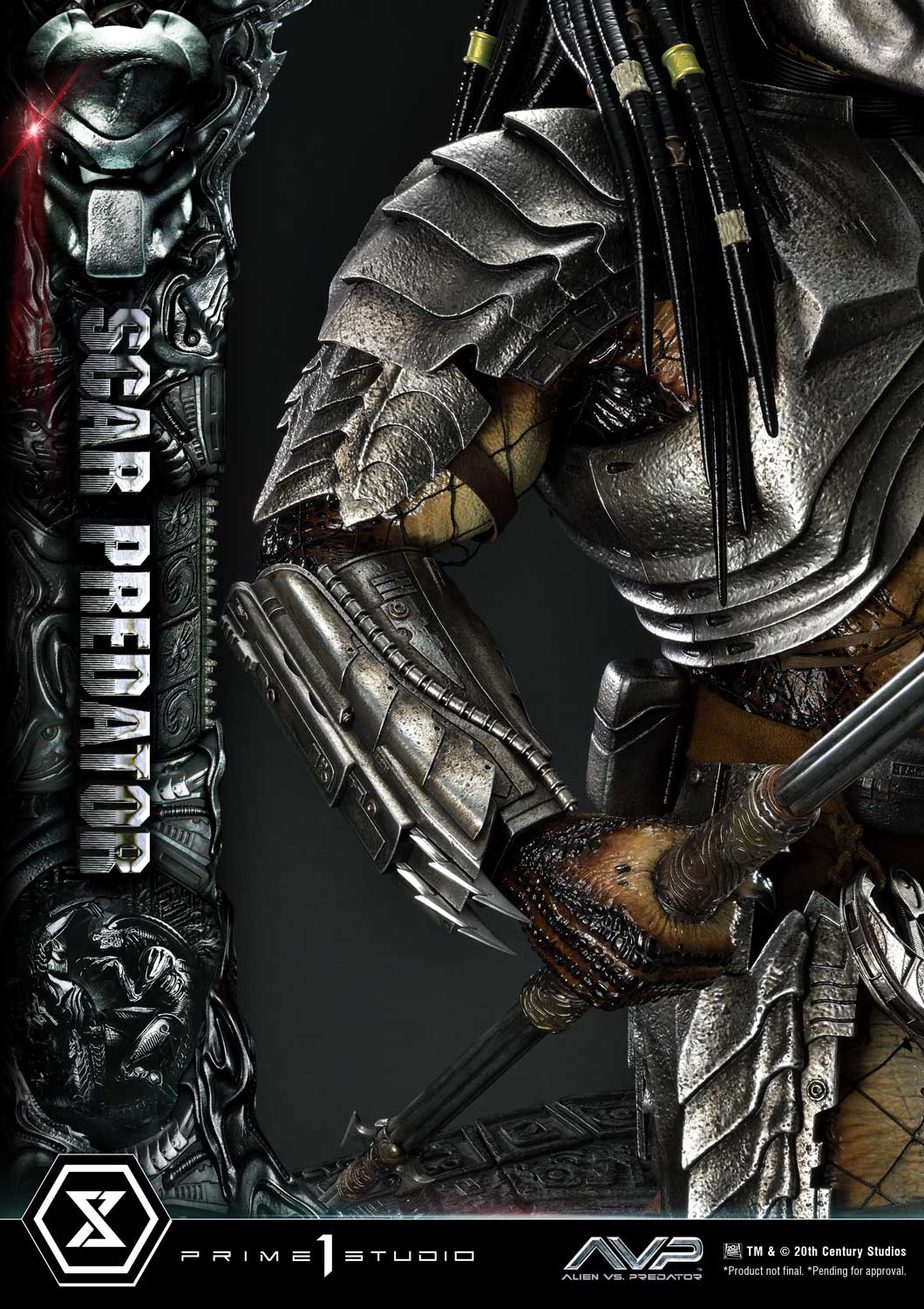 PRE-ORDER Prime1 Studio - Museum Masterline - Alien vs. Predator - Scar Predator 1/3