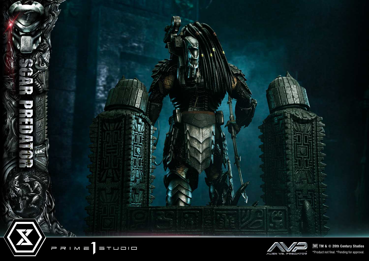 PRE-ORDER Prime1 Studio - Museum Masterline - Alien vs. Predator - Scar Predator 1/3