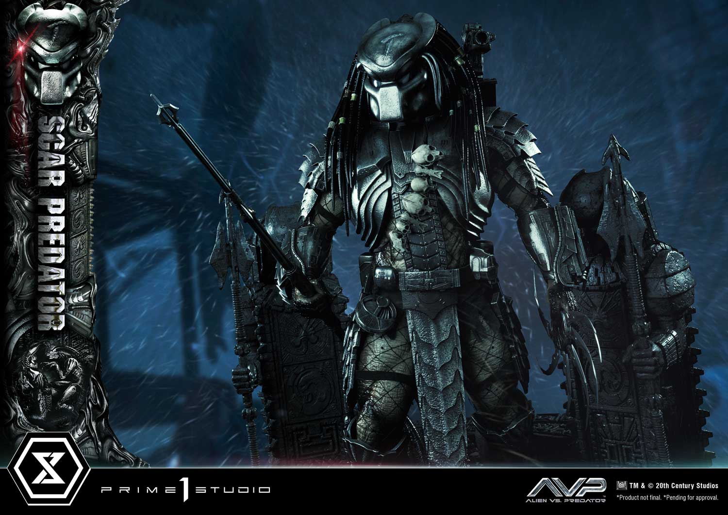 PRE-ORDER Prime1 Studio - Museum Masterline - Alien vs. Predator - Scar Predator 1/3