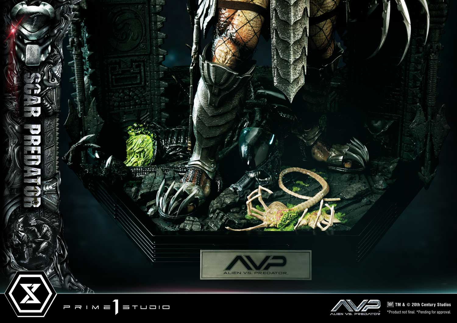 PRE-ORDER Prime1 Studio - Museum Masterline - Alien vs. Predator - Scar Predator 1/3