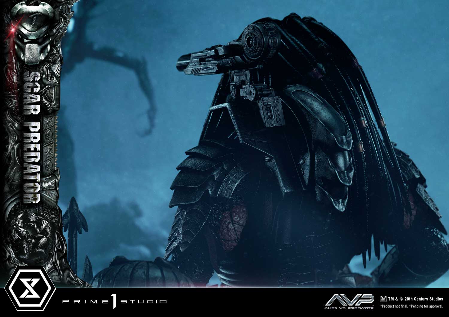 PRE-ORDER Prime1 Studio - Museum Masterline - Alien vs. Predator - Scar Predator 1/3