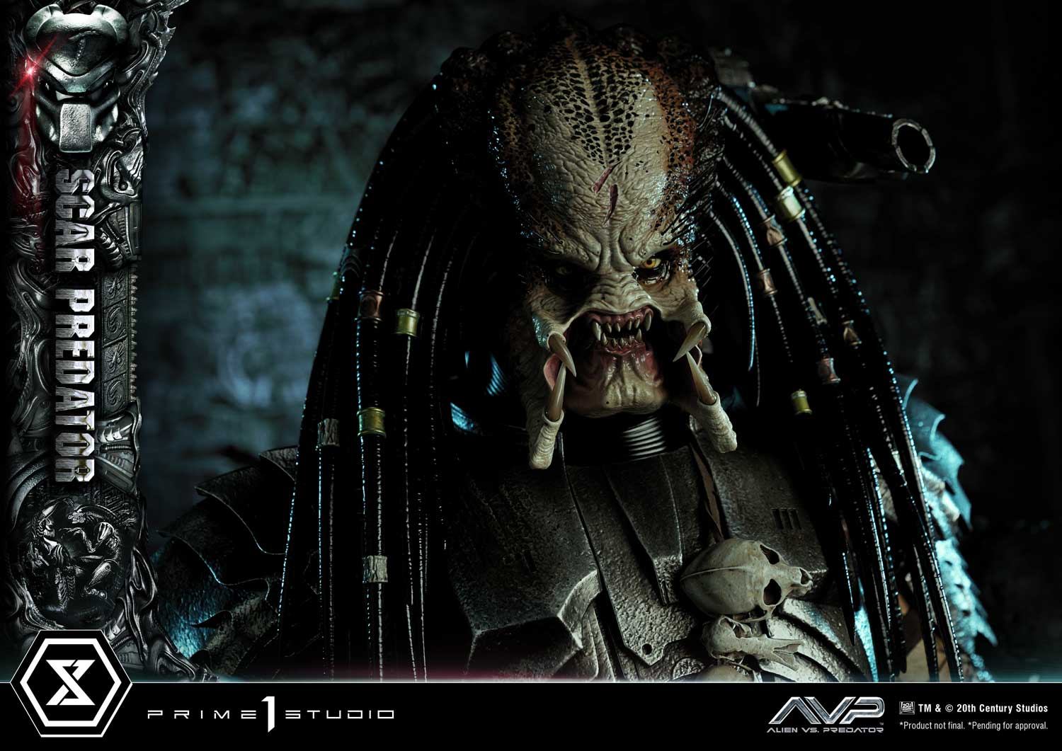 PRE-ORDER Prime1 Studio - Museum Masterline - Alien vs. Predator - Scar Predator 1/3
