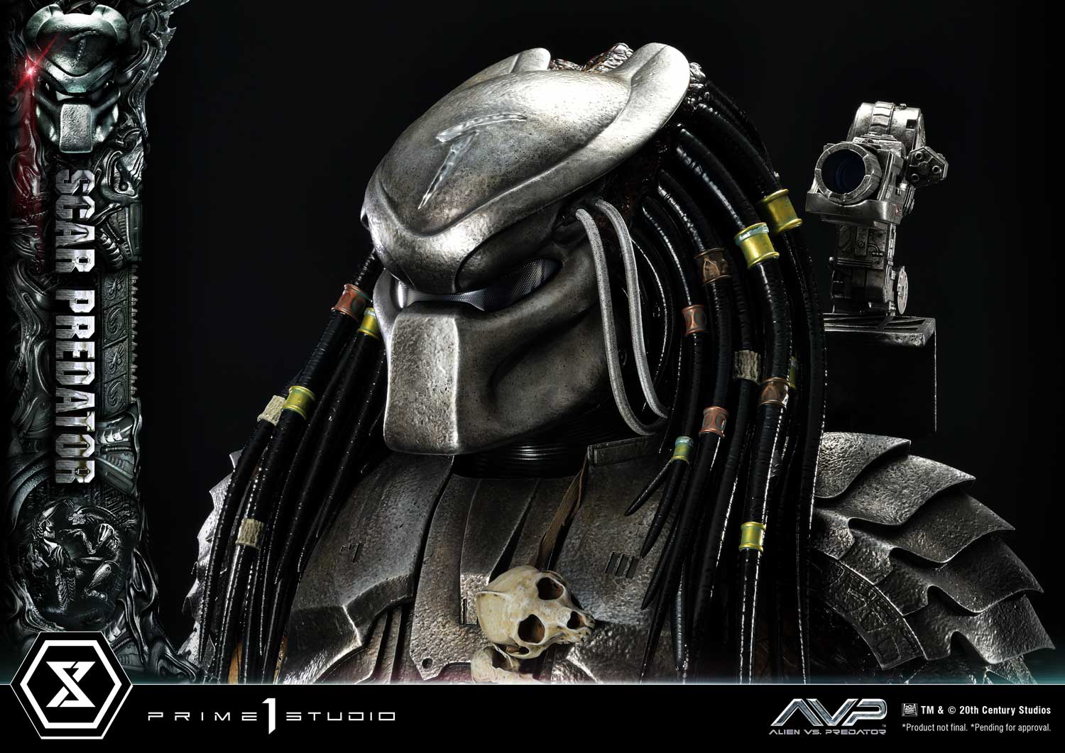 PRE-ORDER Prime1 Studio - Museum Masterline - Alien vs. Predator - Scar Predator 1/3