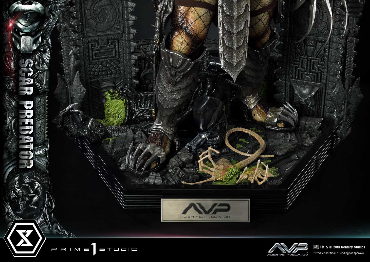 PRE-ORDER Prime1 Studio - Museum Masterline - Alien vs. Predator - Scar Predator 1/3