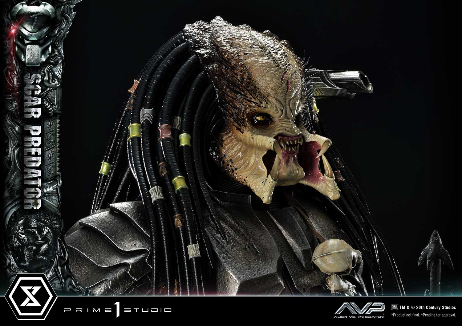 PRE-ORDER Prime1 Studio - Museum Masterline - Alien vs. Predator - Scar Predator 1/3