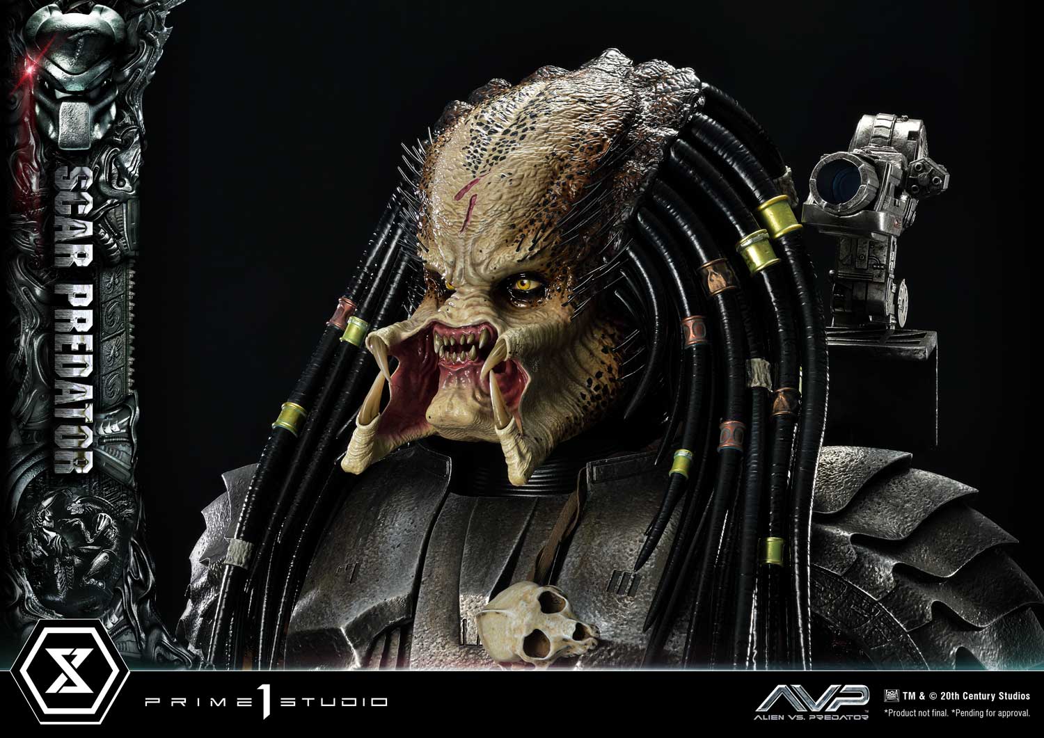 PRE-ORDER Prime1 Studio - Museum Masterline - Alien vs. Predator - Scar Predator 1/3
