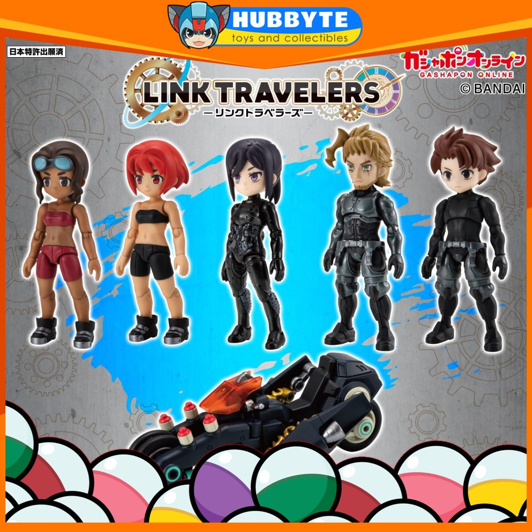 SPECIAL ORDER Bandai Gashapon Online - LINK TRAVELERS ~Character Selection 01 feat. Vehicle~ [Bag of 6]
