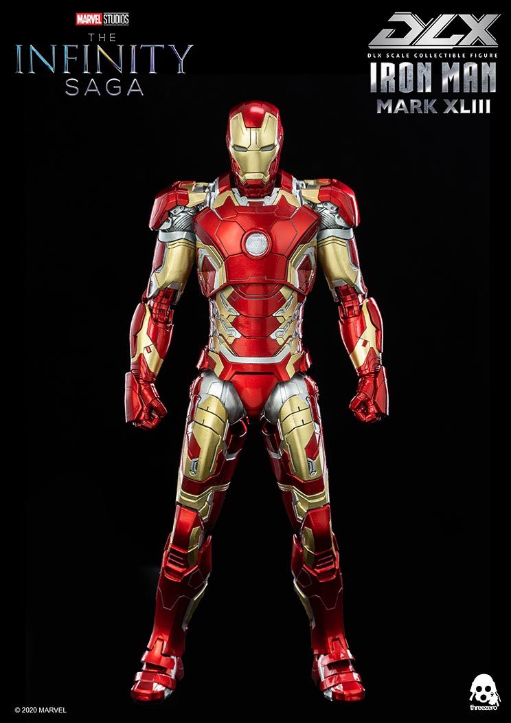 PRE-ORDER threezero - Marvel Studios: The Infinity Saga - DLX Iron Man Mark 43 [2024 Q2 Release]