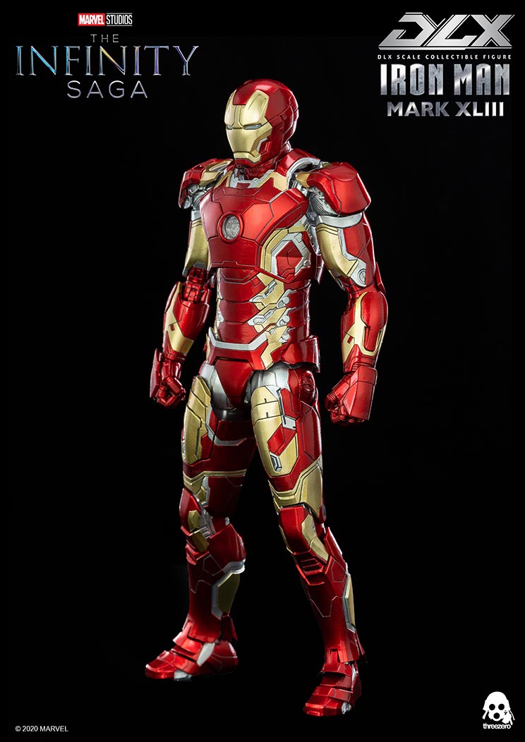 PRE-ORDER threezero - Marvel Studios: The Infinity Saga - DLX Iron Man Mark 43 [2024 Q2 Release]