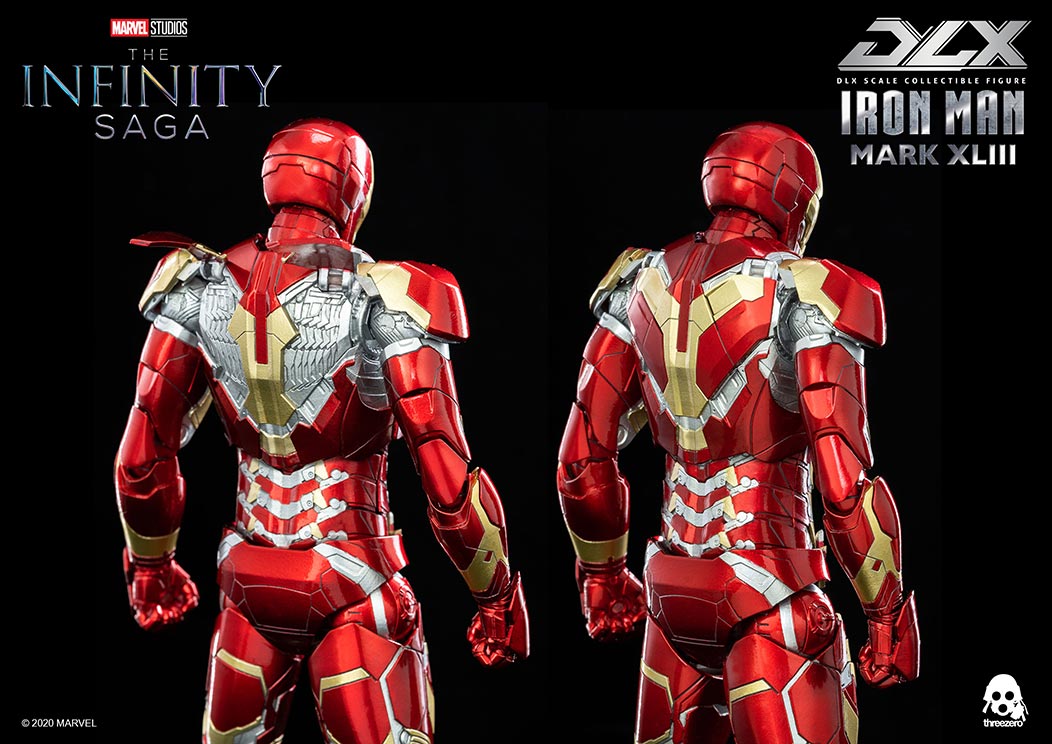 PRE-ORDER threezero - Marvel Studios: The Infinity Saga - DLX Iron Man Mark 43 [2024 Q2 Release]