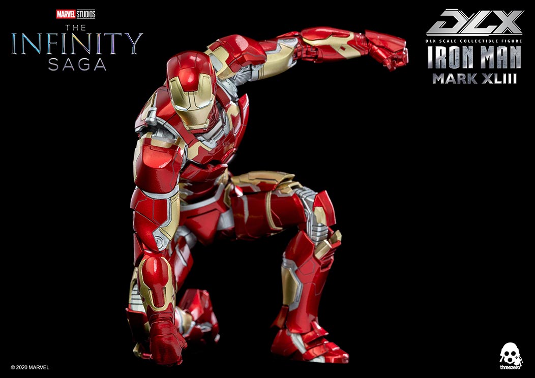 PRE-ORDER threezero - Marvel Studios: The Infinity Saga - DLX Iron Man Mark 43 [2024 Q2 Release]