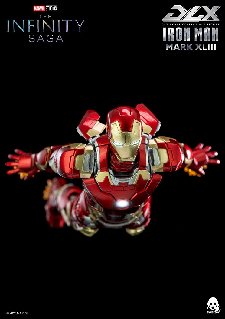 PRE-ORDER threezero - Marvel Studios: The Infinity Saga - DLX Iron Man Mark 43 [2024 Q2 Release]