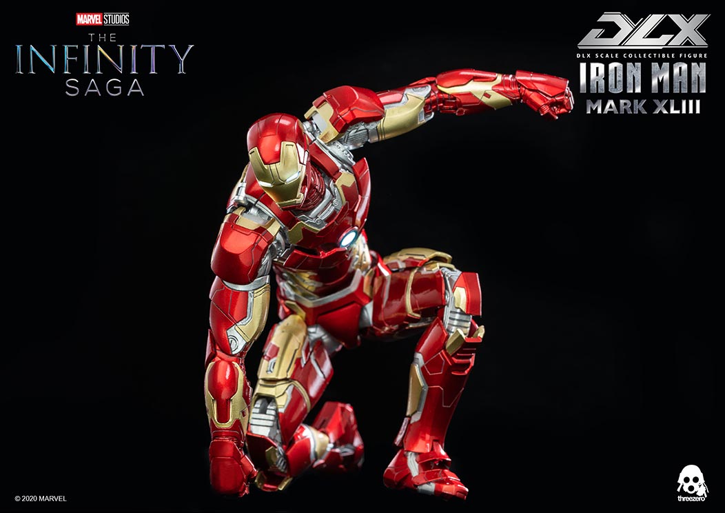 PRE-ORDER threezero - Marvel Studios: The Infinity Saga - DLX Iron Man Mark 43 [2024 Q2 Release]