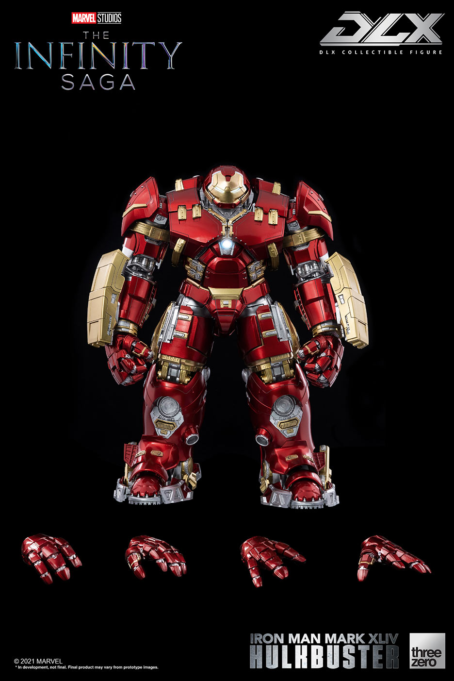 PRE-ORDER threezero - Marvel Studios: The Infinity Saga - DLX Iron Man Mark 44 Hulkbuster [2024-Q2 Release]