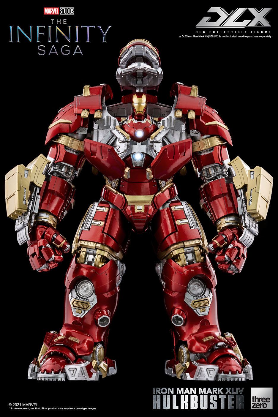 PRE-ORDER threezero - Marvel Studios: The Infinity Saga - DLX Iron Man Mark 44 Hulkbuster [2024-Q2 Release]