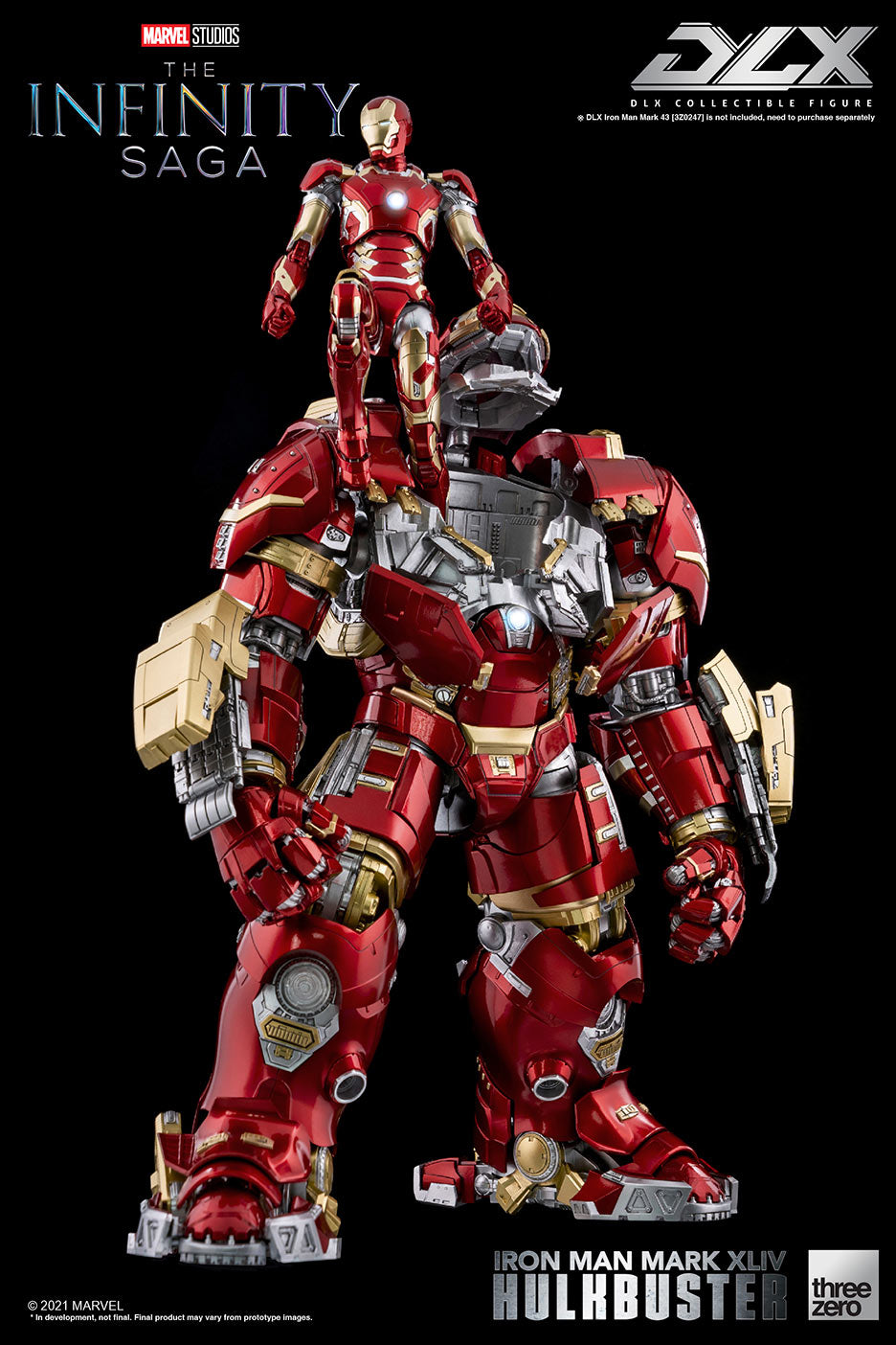 PRE-ORDER threezero - Marvel Studios: The Infinity Saga - DLX Iron Man Mark 44 Hulkbuster [2024-Q2 Release]