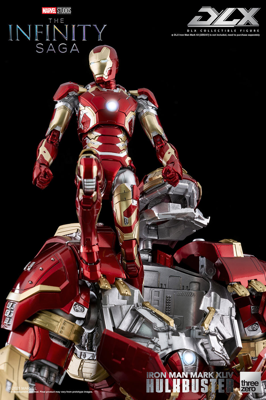 PRE-ORDER threezero - Marvel Studios: The Infinity Saga - DLX Iron Man Mark 44 Hulkbuster [2024-Q2 Release]