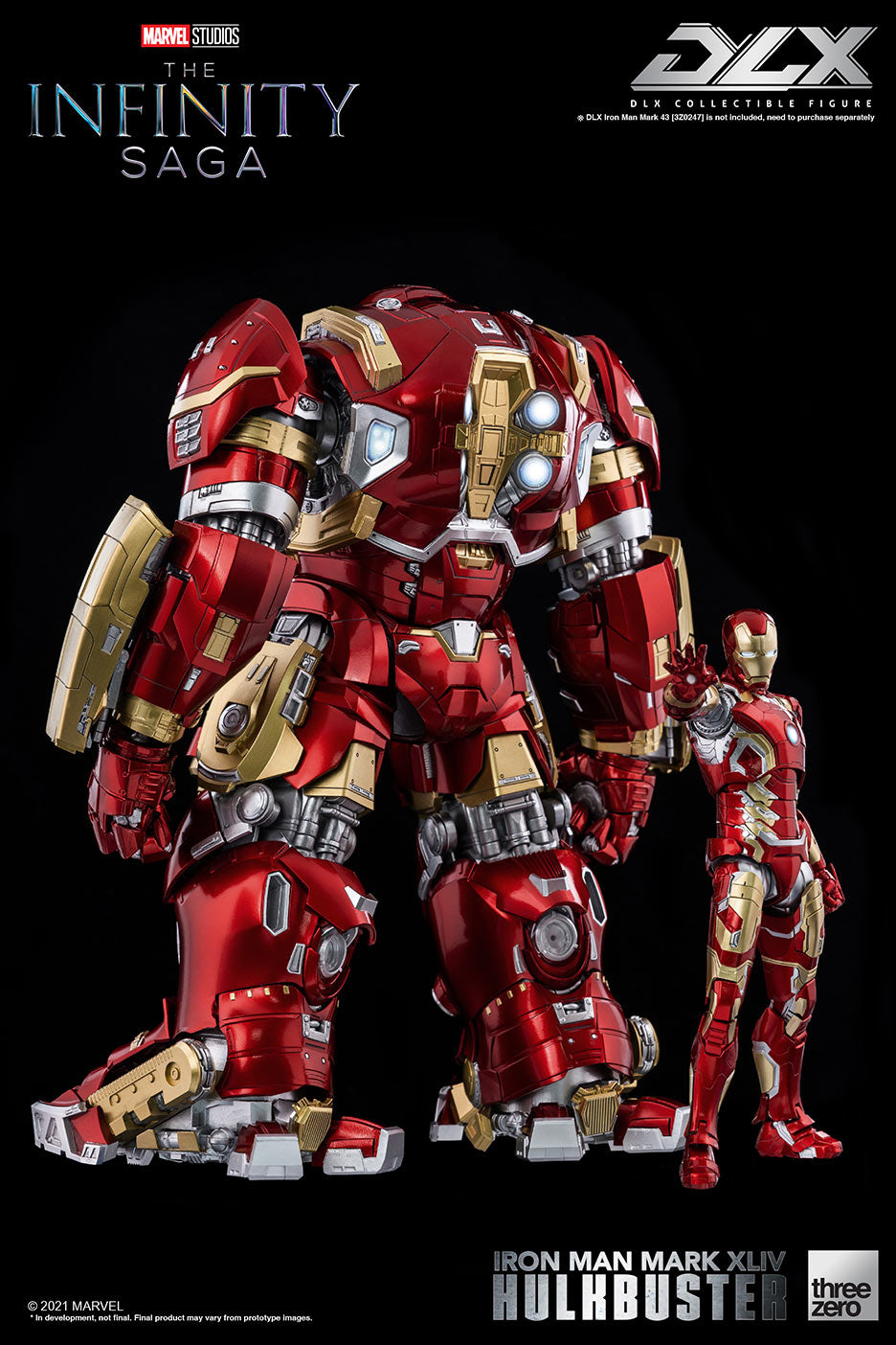 PRE-ORDER threezero - Marvel Studios: The Infinity Saga - DLX Iron Man Mark 44 Hulkbuster [2024-Q2 Release]