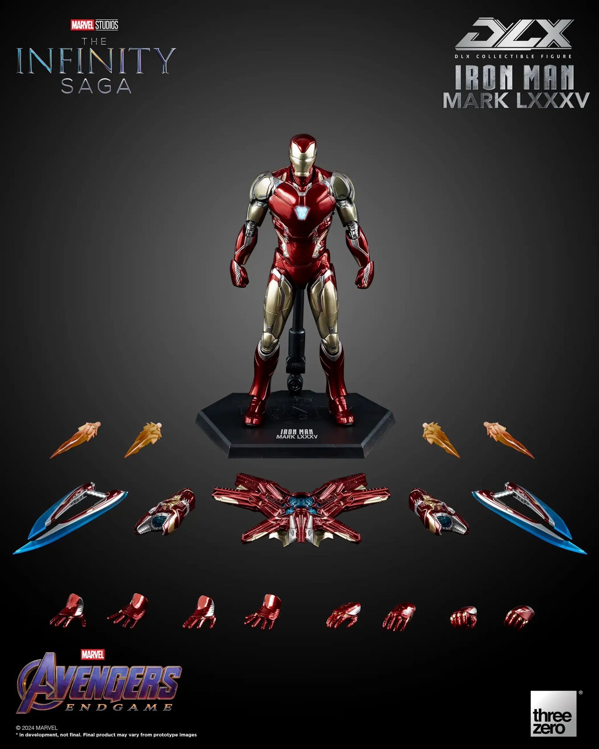 PRE-ORDER threezero - Marvel Studios: The Infinity Saga - DLX Iron Man Mark 85