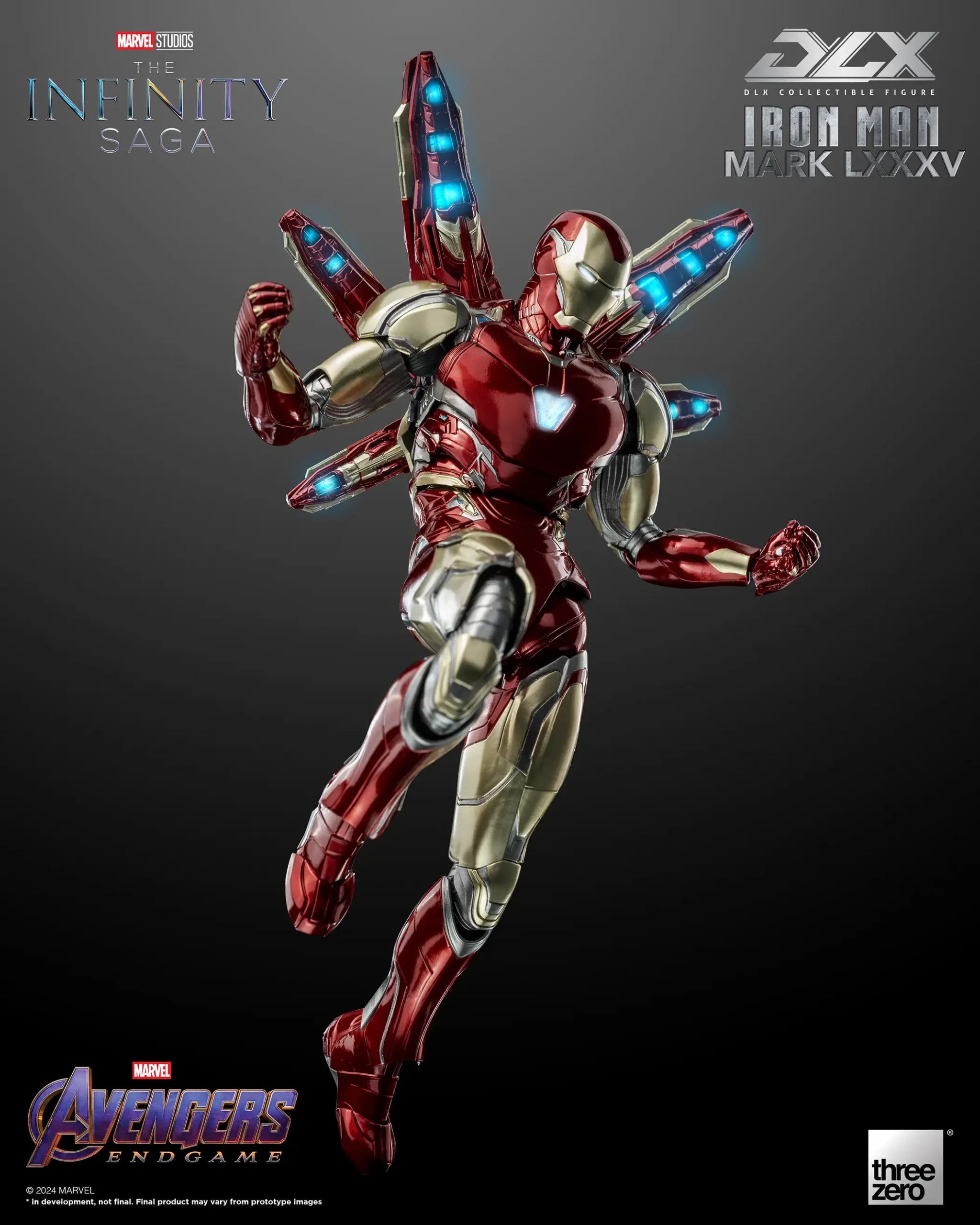 PRE-ORDER threezero - Marvel Studios: The Infinity Saga - DLX Iron Man Mark 85
