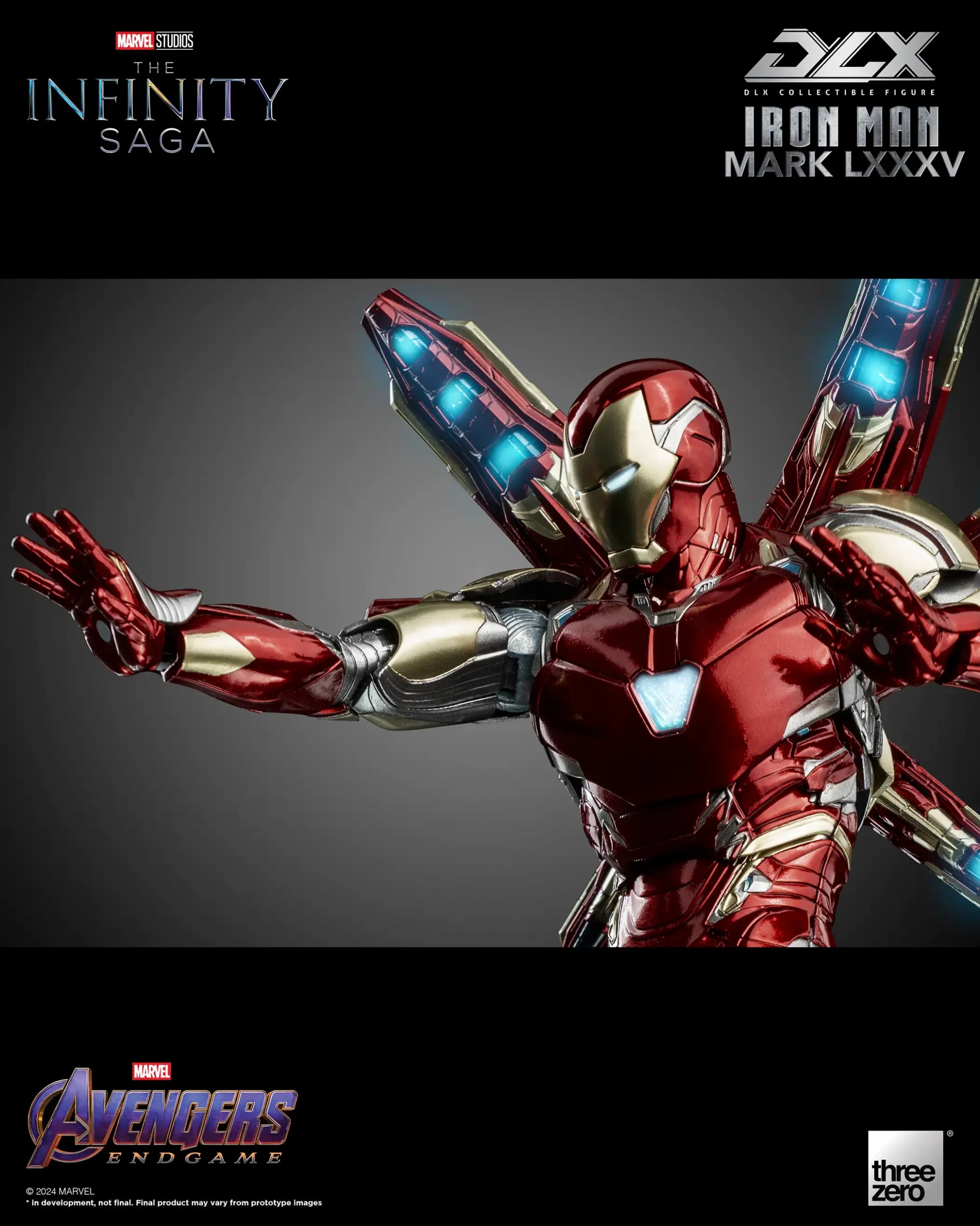 PRE-ORDER threezero - Marvel Studios: The Infinity Saga - DLX Iron Man Mark 85