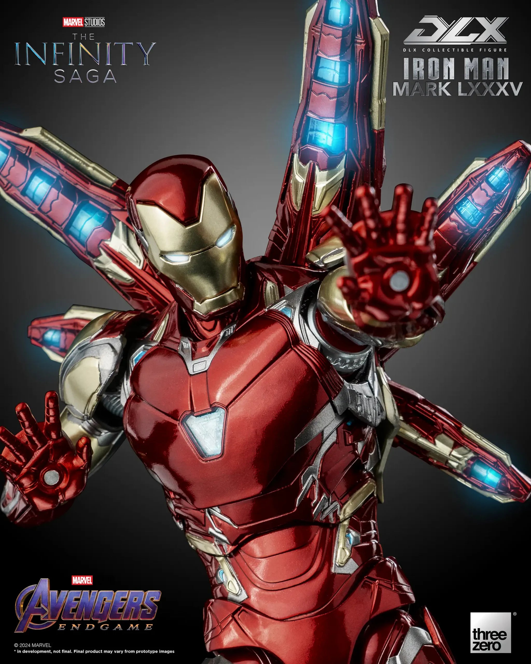 PRE-ORDER threezero - Marvel Studios: The Infinity Saga - DLX Iron Man Mark 85