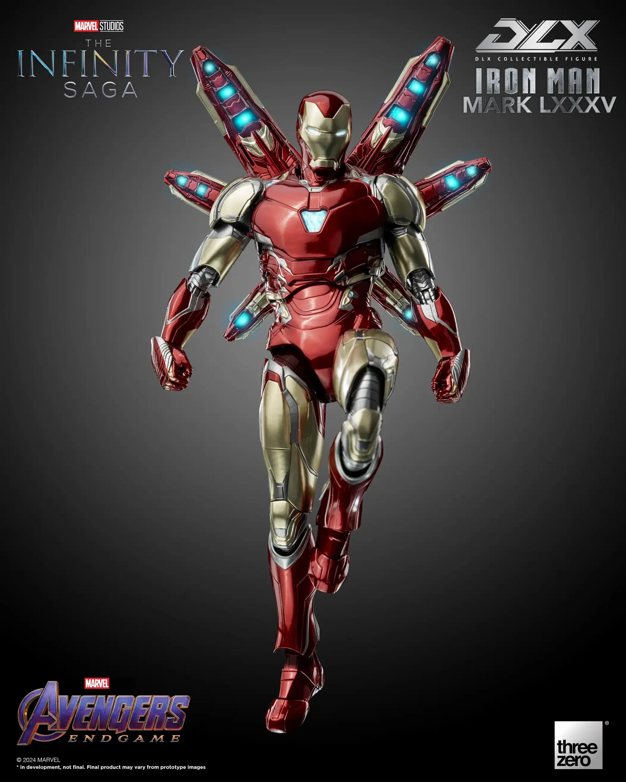 PRE-ORDER threezero - Marvel Studios: The Infinity Saga - DLX Iron Man Mark 85