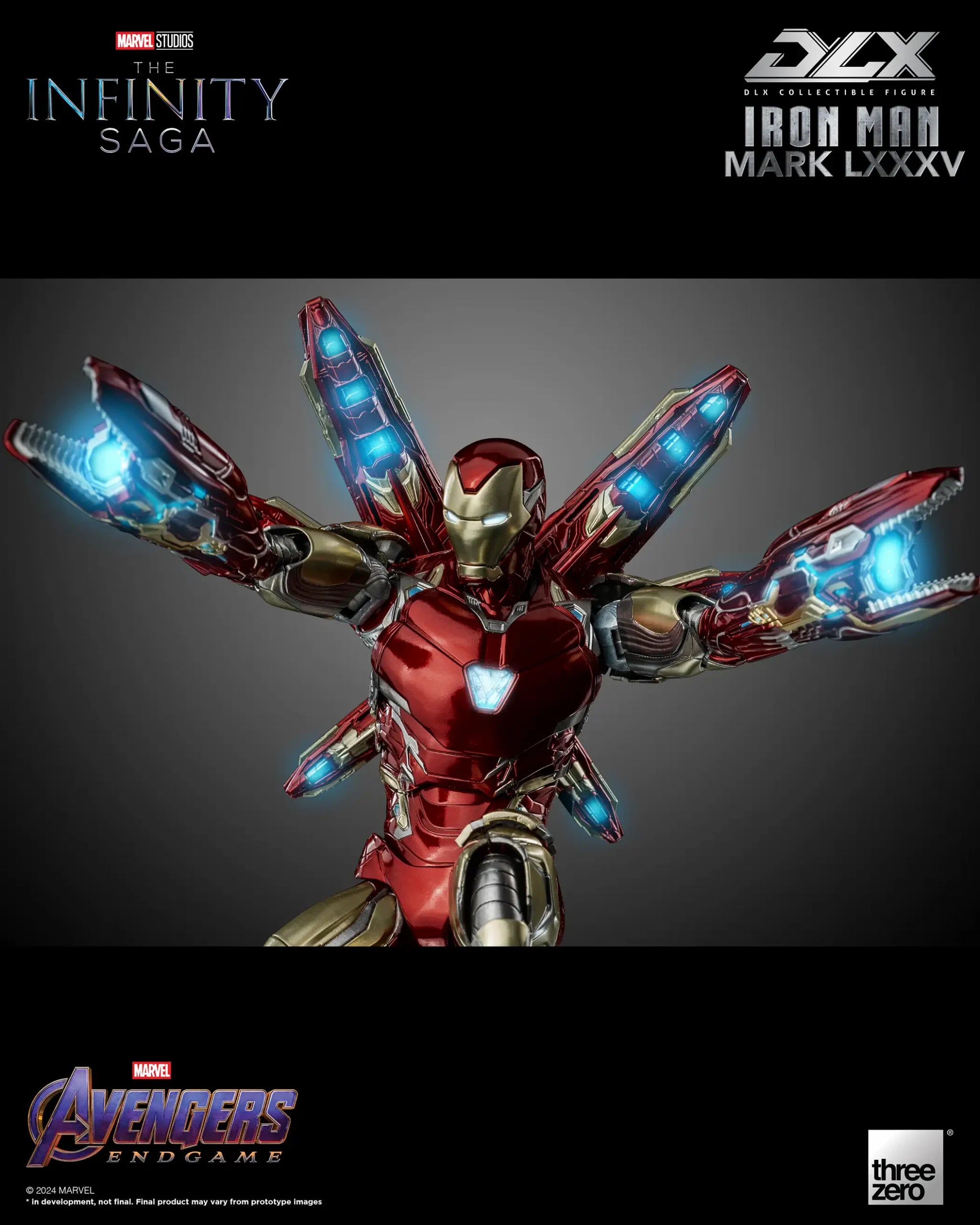 PRE-ORDER threezero - Marvel Studios: The Infinity Saga - DLX Iron Man Mark 85