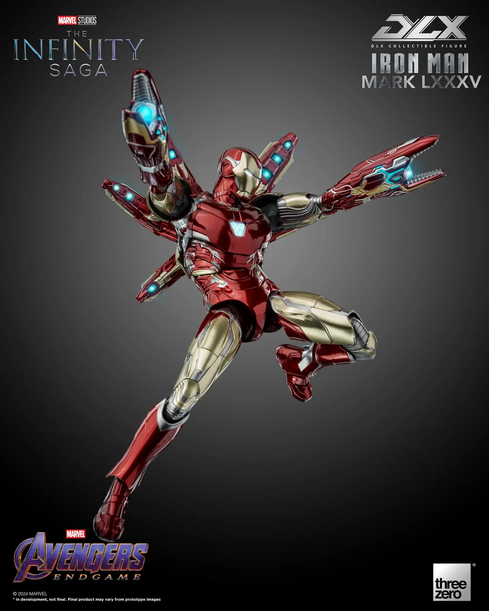 PRE-ORDER threezero - Marvel Studios: The Infinity Saga - DLX Iron Man Mark 85