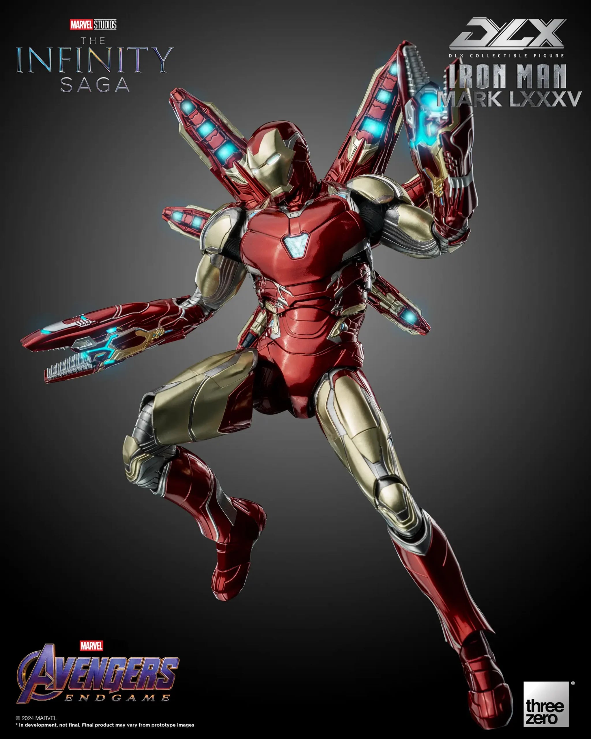 PRE-ORDER threezero - Marvel Studios: The Infinity Saga - DLX Iron Man Mark 85