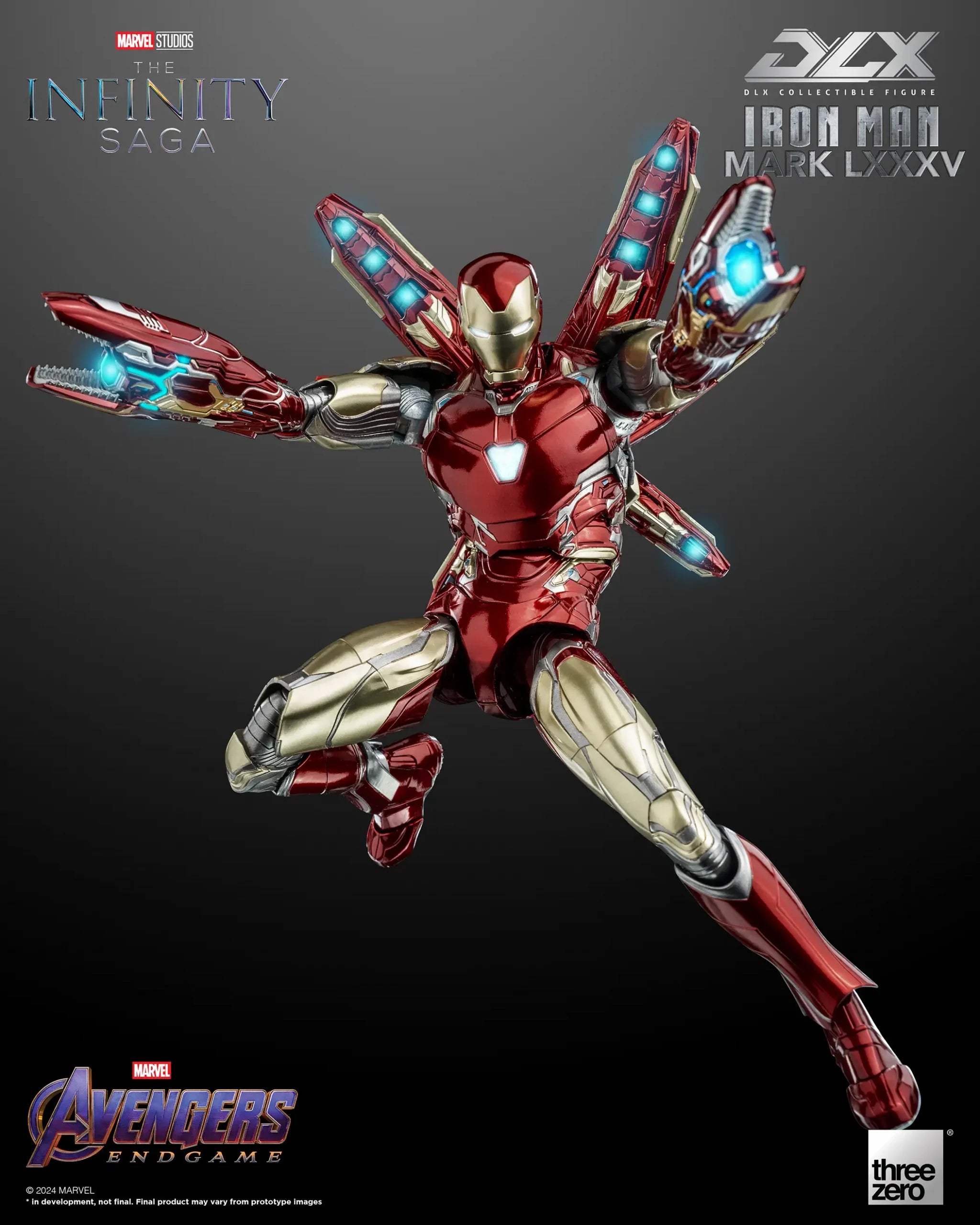 PRE-ORDER threezero - Marvel Studios: The Infinity Saga - DLX Iron Man Mark 85