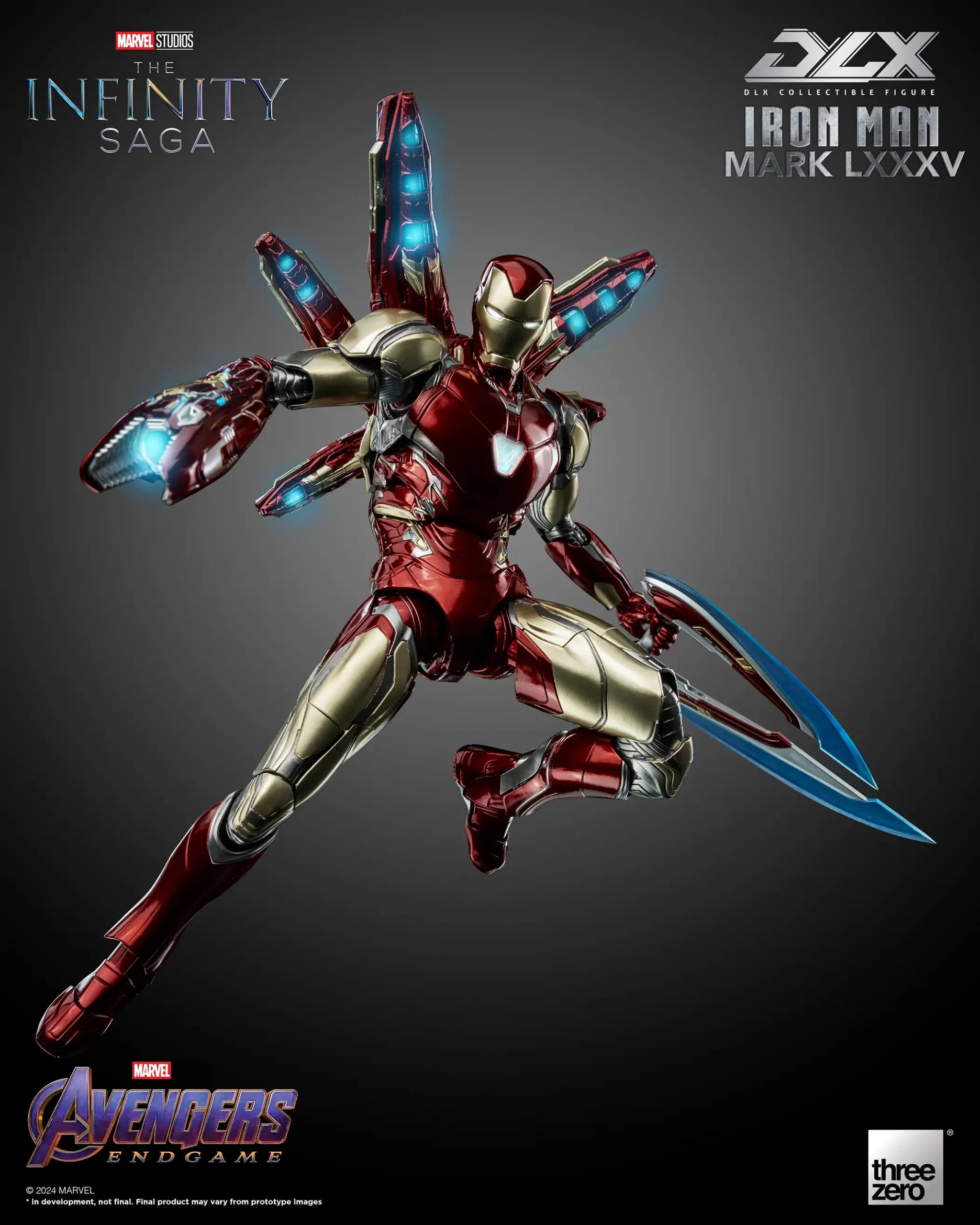 PRE-ORDER threezero - Marvel Studios: The Infinity Saga - DLX Iron Man Mark 85