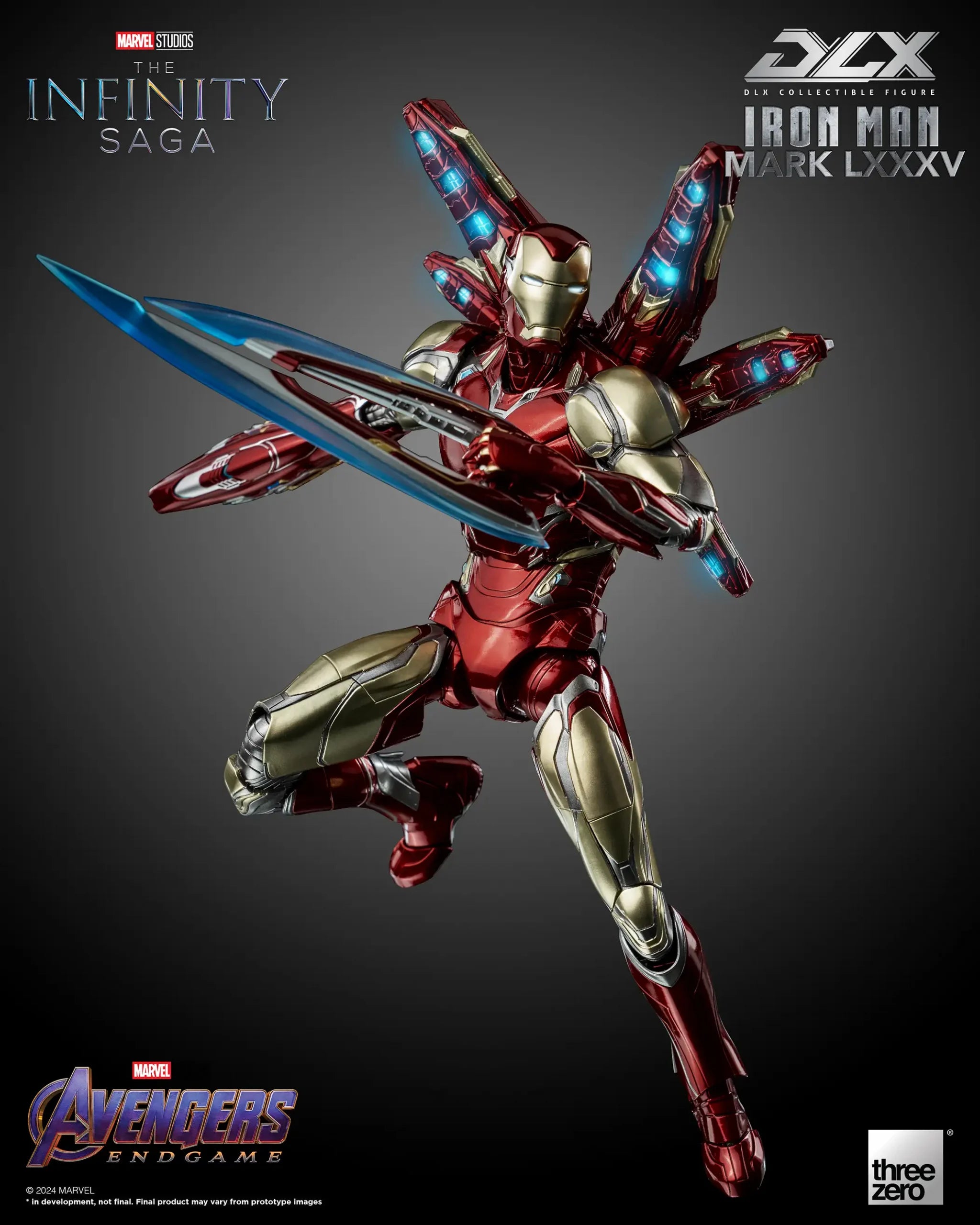 PRE-ORDER threezero - Marvel Studios: The Infinity Saga - DLX Iron Man Mark 85