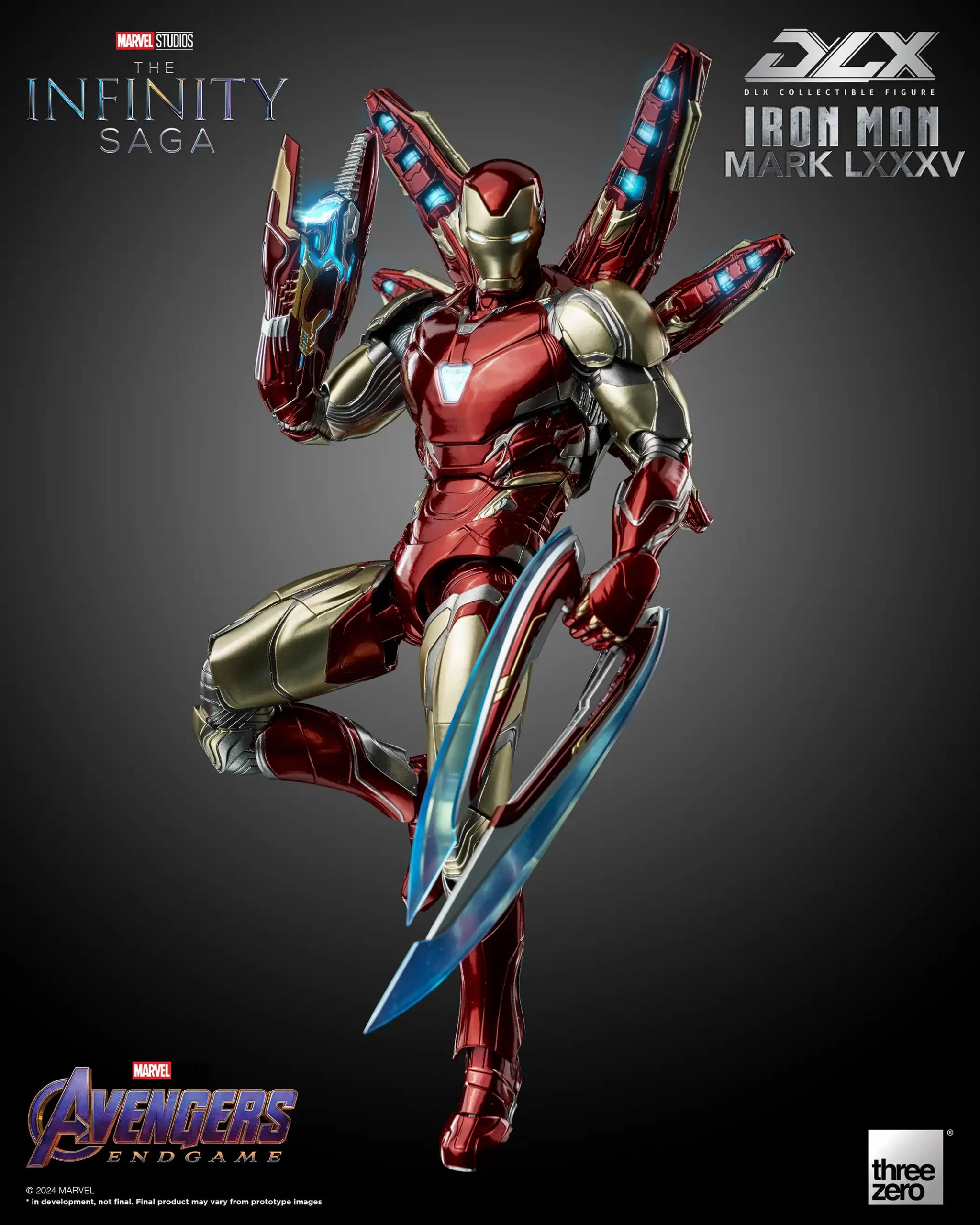 PRE-ORDER threezero - Marvel Studios: The Infinity Saga - DLX Iron Man Mark 85