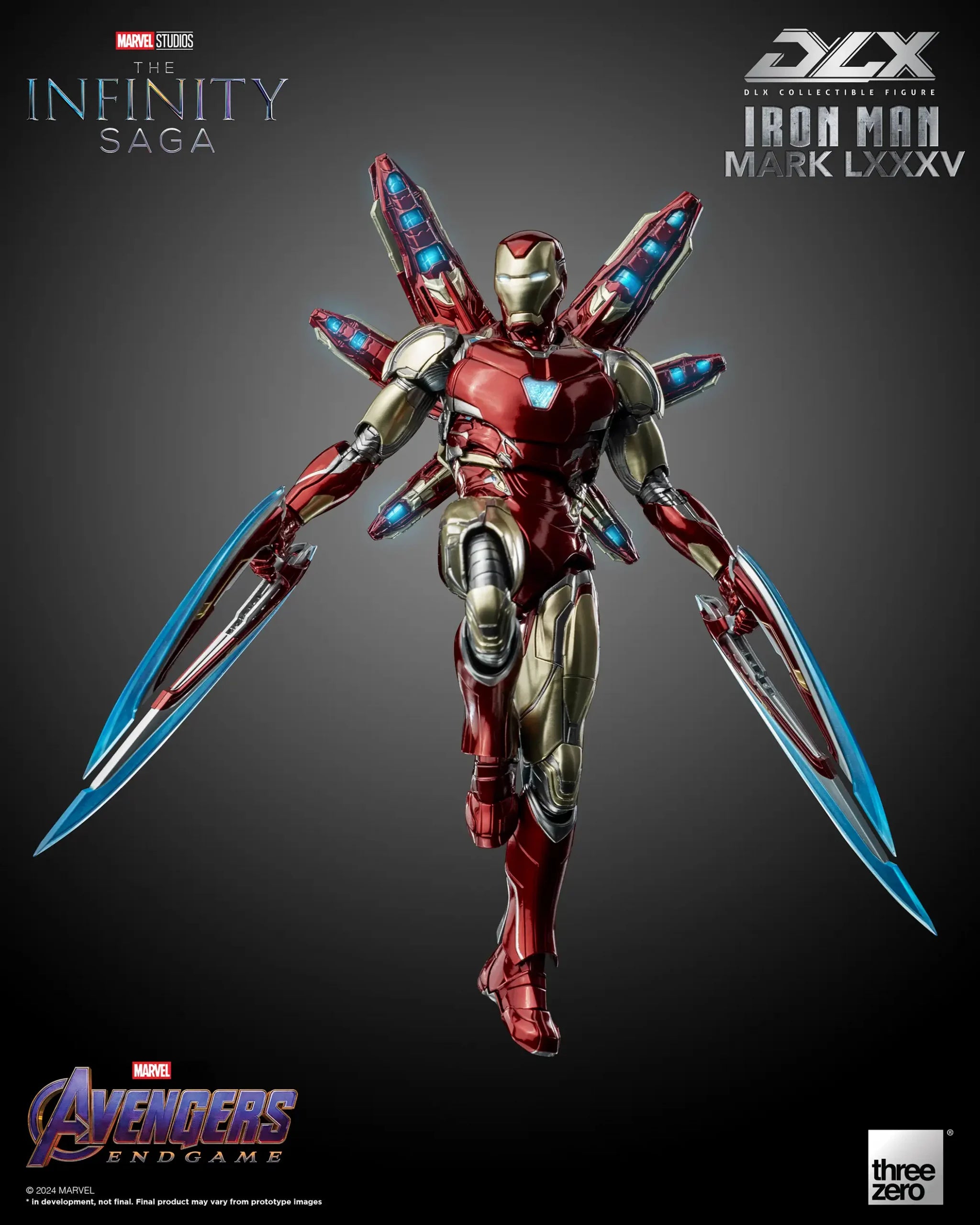 PRE-ORDER threezero - Marvel Studios: The Infinity Saga - DLX Iron Man Mark 85