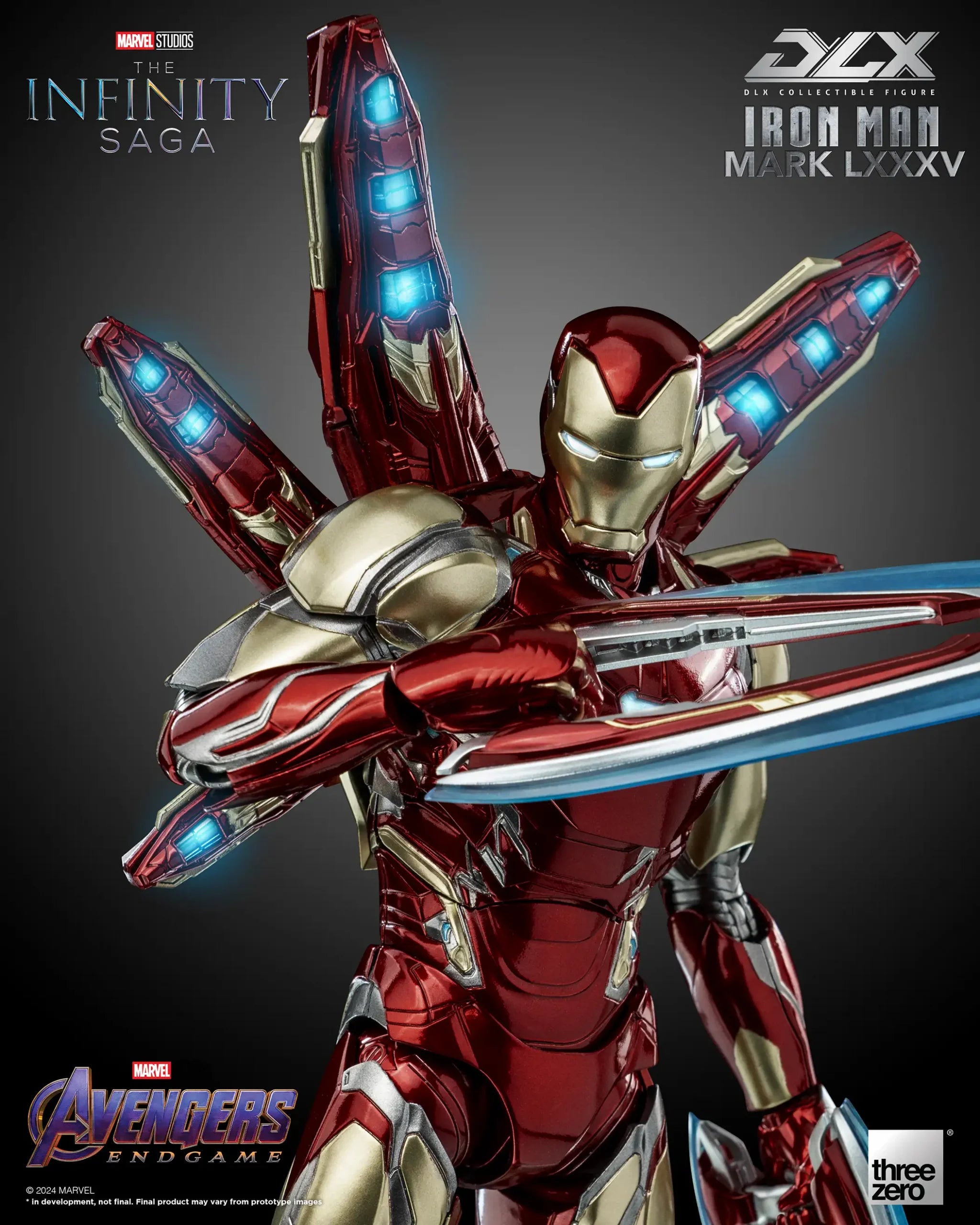PRE-ORDER threezero - Marvel Studios: The Infinity Saga - DLX Iron Man Mark 85