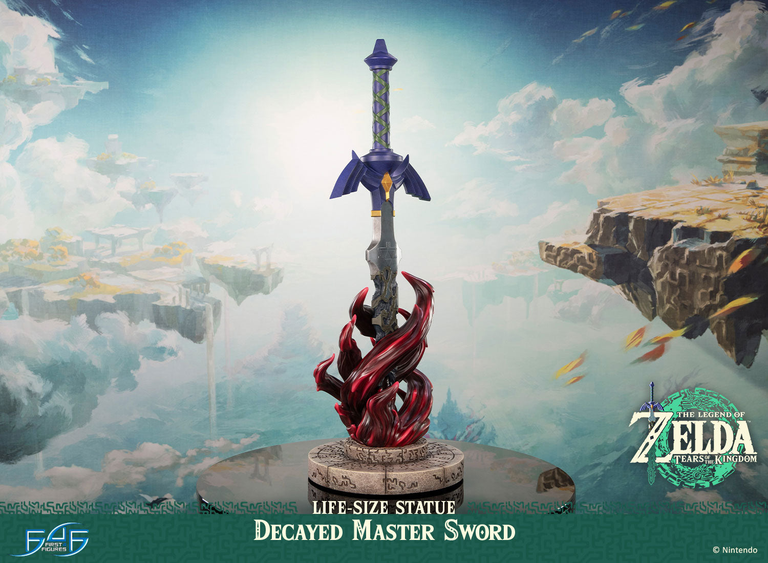 PRE-ORDER First4Figures - The Legend of Zelda™: Tears of the Kingdom - Decayed Master Sword Life-Size Statue