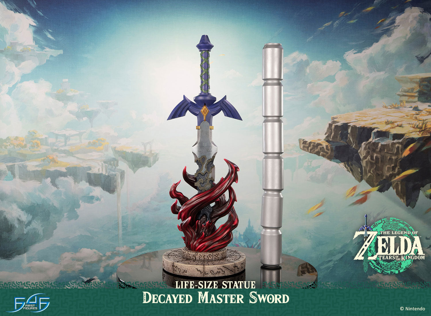 PRE-ORDER First4Figures - The Legend of Zelda™: Tears of the Kingdom - Decayed Master Sword Life-Size Statue